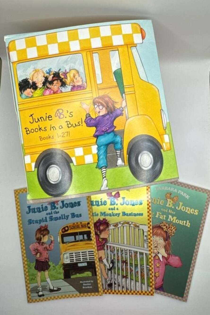 Junie B. Jones Books in a Bus 27-Book Boxed Set by Barbara Park Elementary level